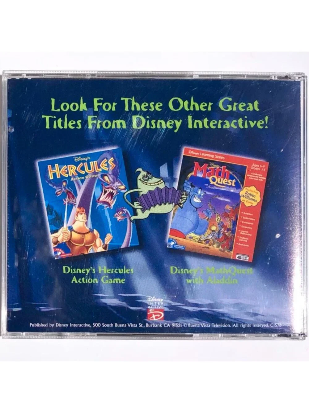 Nightmare Ned PC CD-ROM 1997 Disney Interactive Windows 95 Adventure Game
